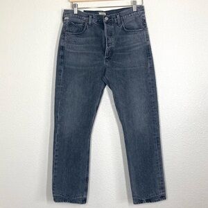Citizens of Humanity Charlotte Premium Vintage High Rise Straight Jeans 29 Gray